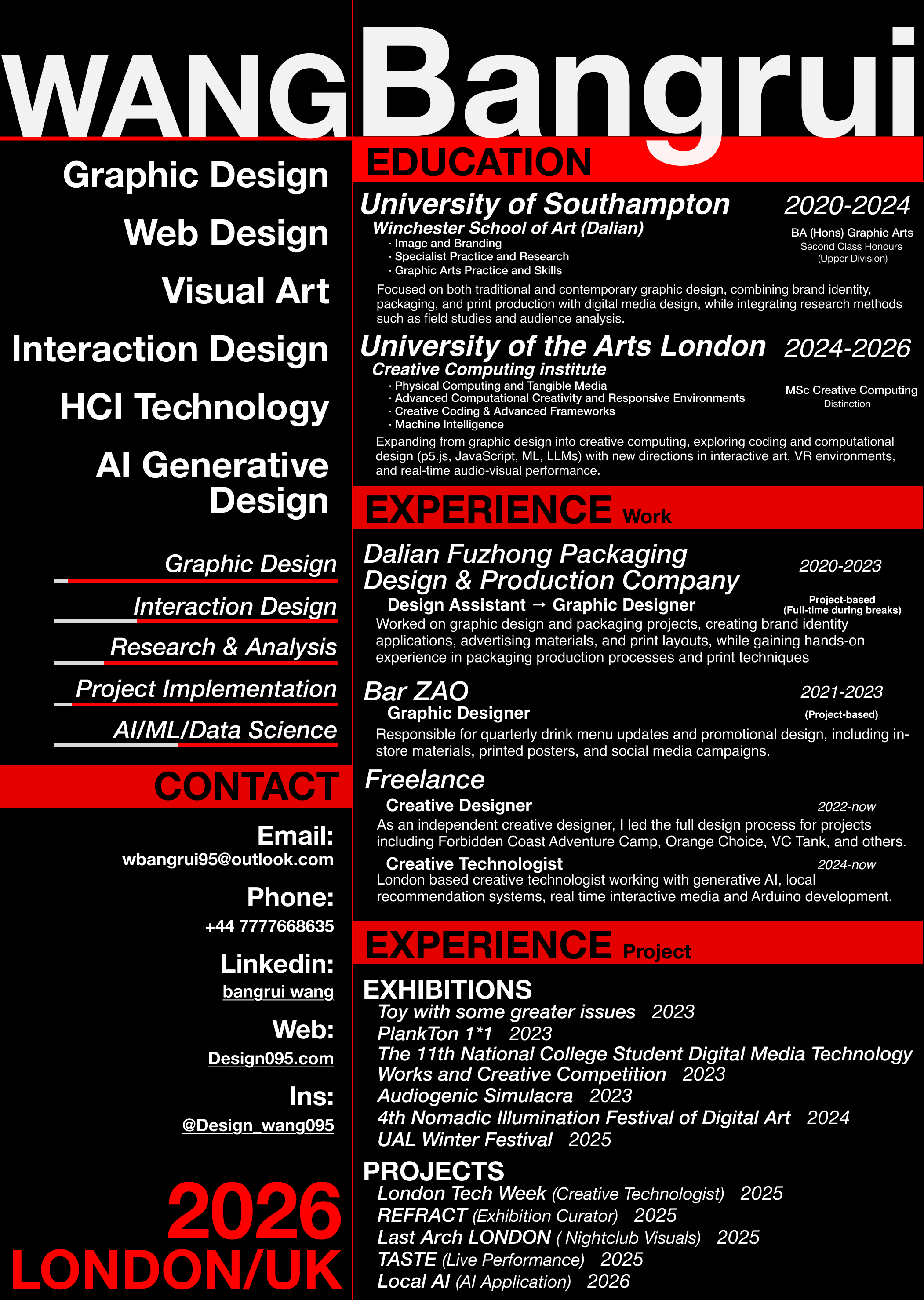 Bangrui Wang CV